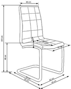 K147 chair color: grey