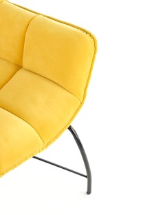 BELTON leisure chair color: yellow