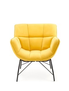 BELTON leisure chair color: yellow