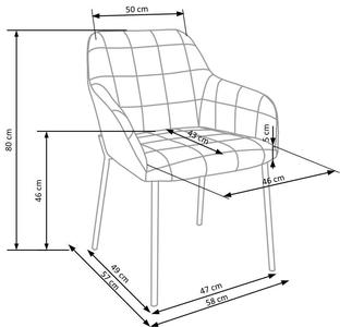 K305 chair dark green