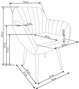 K429 chair color: dark blue