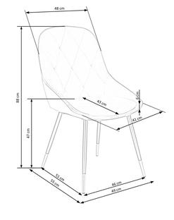 K437 chair color: dark green