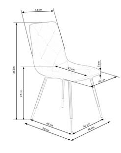 K438 chair color: dark green