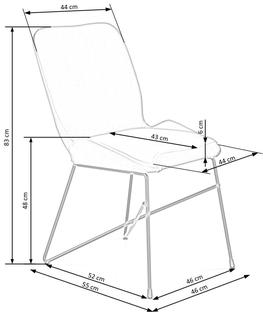 K454 chair color: grey