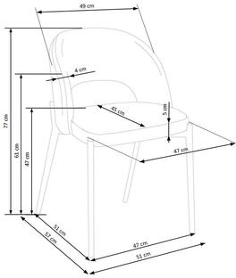K455 chair color: grey
