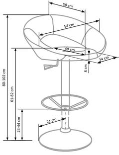 H15 bar stool color: beige