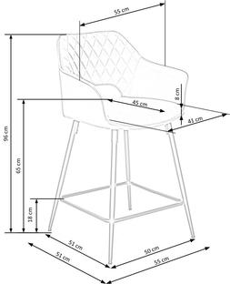 H107 hoker ciemny zielony