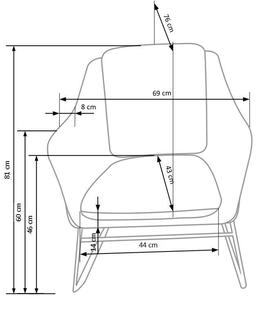 SOFT 2 leisure chair, color