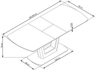 BILOTTI table anthracite