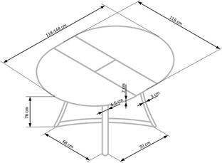 MORETTI table