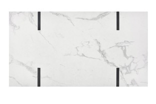 BLANCA c. table white marble / black