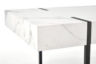 BLANCA c. table white marble / black