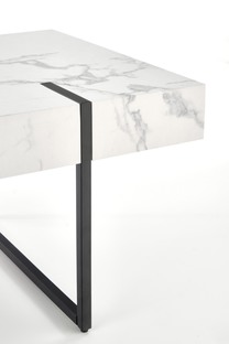 BLANCA c. table white marble / black