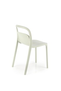 K490 krzesło plastik miętowy