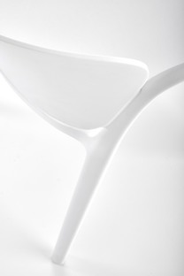 K491 krzesło plastik biały