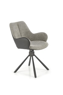 K494 chair, grey / black