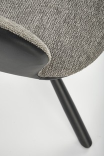 K494 chair, grey / black