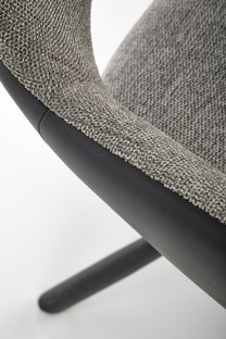 K494 chair, grey / black