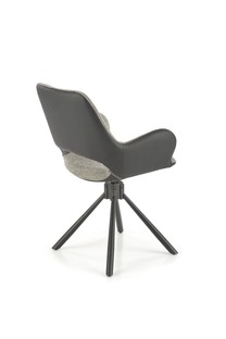 K494 krzesło popielaty / czarny