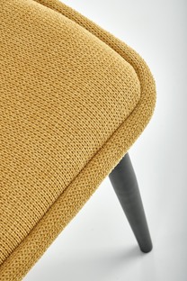 K496 krzesło musztardowy