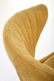 K496 krzesło musztardowy