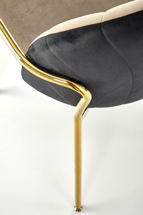 K500 krzesło beżowy / czarny