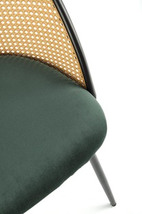 K508 krzesło ciemny zielony