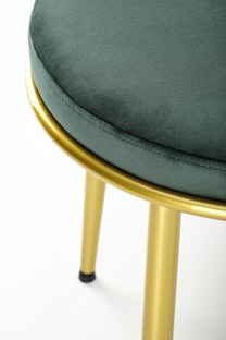 K517 chair, dark green / gold