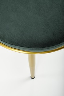 K517 chair, dark green / gold