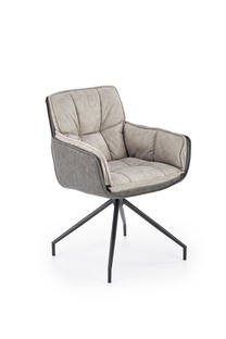 K523 krzesło popielaty / czarny