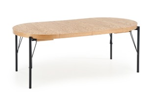 INFERNO extension table, color: natural oak / black