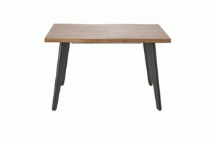 DICKSON 2 stół rozkładany 150-210/90 cm, blat - naturalny, nogi - czarny
