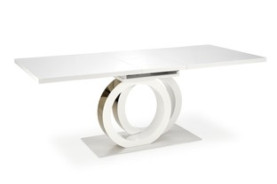 GALARDO extension table, white / gold