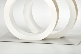 GALARDO extension table, white / gold