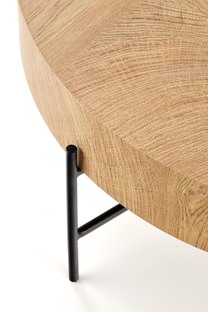 BROKLYN c. table natural oak / black
