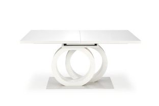 GALARDO extension table, white / gold