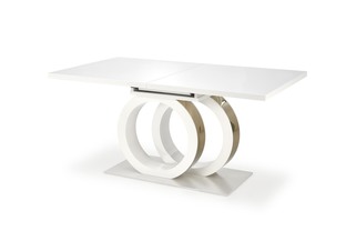GALARDO extension table, white / gold