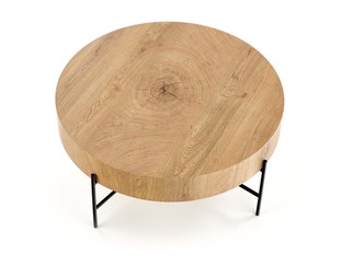BROKLYN c. table natural oak / black