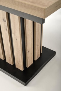 LAMELLO extension table, artisan oak / black