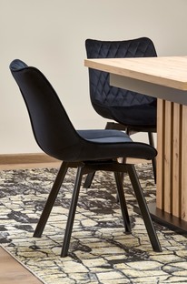LAMELLO extension table, artisan oak / black