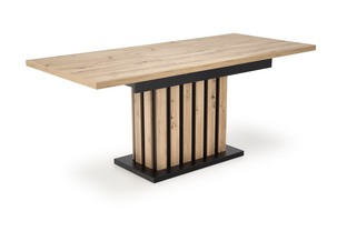 LAMELLO extension table, artisan oak / black
