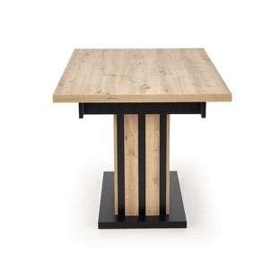 LAMELLO extension table, artisan oak / black