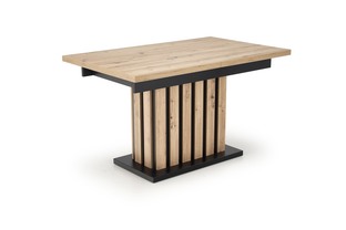 LAMELLO extension table, artisan oak / black