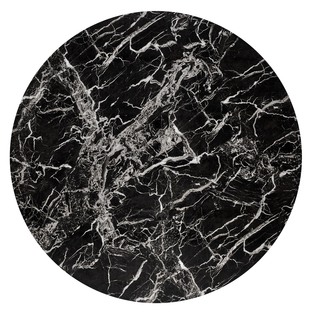 RAYMOND 2 table, black marble / gold