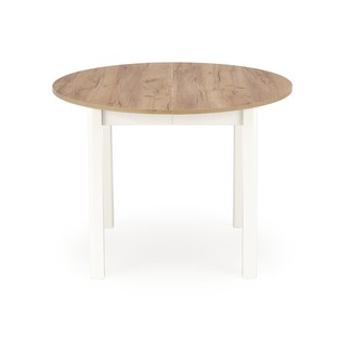 RINGO table, craft oak / white