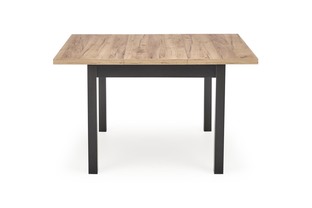 TIAGO SQUARE extensions table, craft oak / black