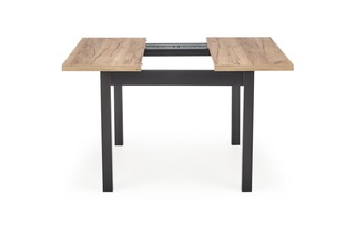 TIAGO SQUARE extensions table, craft oak / black