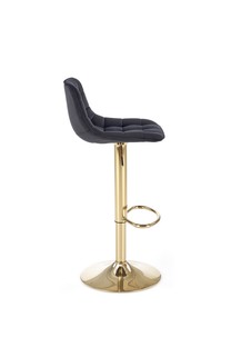 H120 bar stool, gold / black