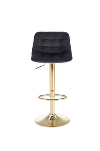 H120 bar stool, gold / black