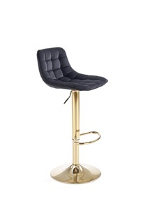 H120 bar stool, gold / black